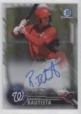 2016 Bowman Chrome Prospect Refractor 473/499 Rafael Bautista #CPA-RB Auto 3g3