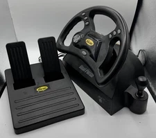 Mad Catz Dual Force Racing Steering Wheel & Pedals PlayStation PS1