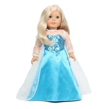 Elsa Frozen 1 Gown 18" Doll Clothes Fits American Girl Doll