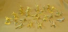 Vintage Marx Fort Apache Stockade Play Set 60mm Yellow Soft Plastic Indians X 24