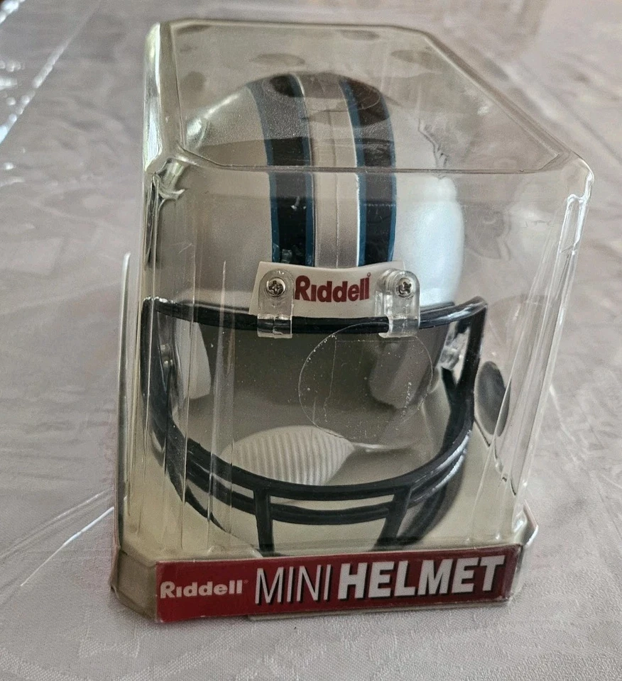 MINI CASCO Riddell autógrafo firmado por DWAYNE JARRETT Carolina Panthers con certificado de autenticidad USC Foto 4 de 4