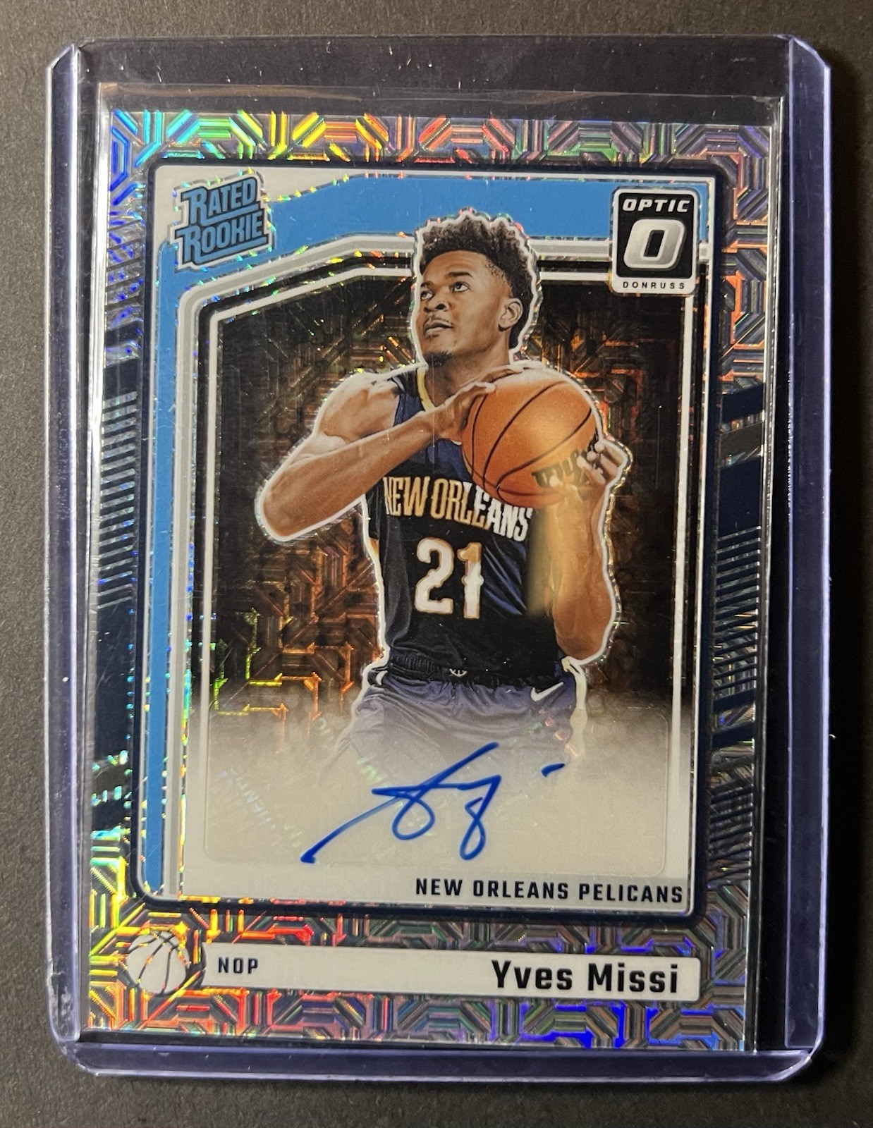 2024-25 Panini Donruss Optic Choice Rated Rookies Yves Missi Auto RC