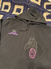 Stray Kids Maniac 2022 World Tour Hoodie Medium Graphic Sleeve Double Sided