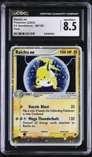 CGC 8.5 NM/MINT+ Raichu EX 98/100 EX Sandstorm Holo Pokemon Card on eBay