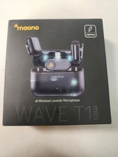 MAONO Wave T1 Mini Wireless Lavalier Microphone for iPhone