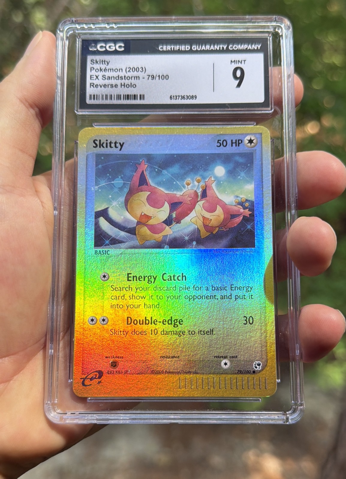 Skitty 79/100 EX Sandstorm Reverse Holo