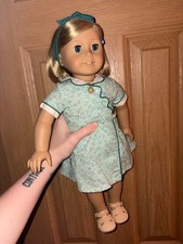 American Girl Doll Kit Kittredge WITH Retired Birthday Outfit and Accessories