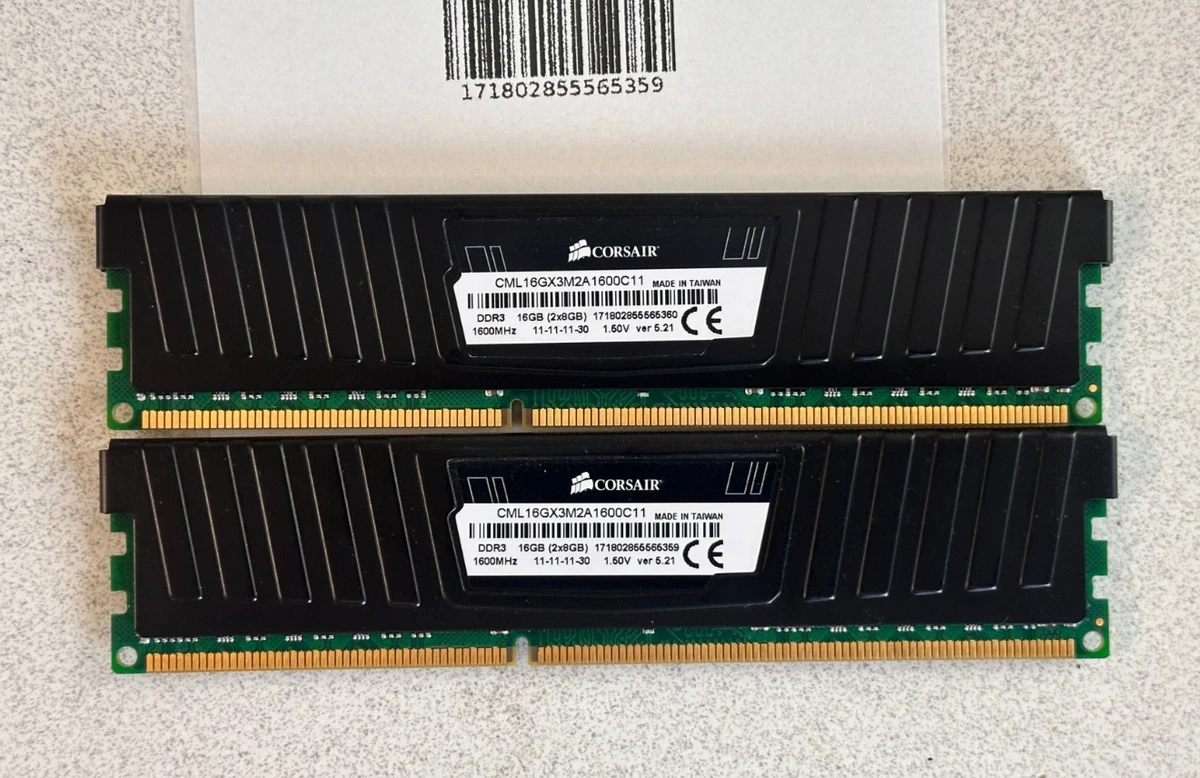 Corsair 8GB DDR3 SDRAM for sale | eBay