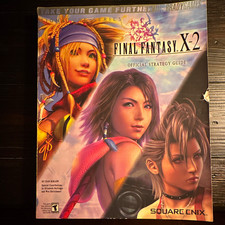 BradyGames Final Fantasy X-2 Official Strategy Guide 2003 w/ Fold-out Poster