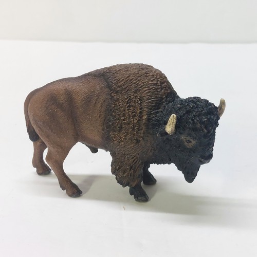 4" Schleich American Bison Buffalo 14714 Animal Figure Wildlife