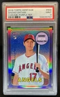 2018 Topps Heritage Shohei Ohtani Chrome RC Purple Refractor #THC-600 PSA 9