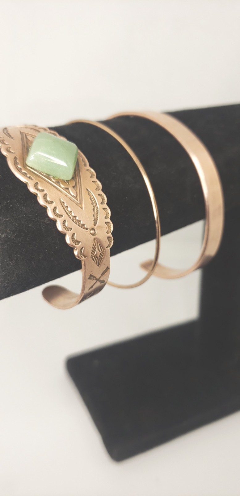 Copper Stackable Bracelet Set| 100% Copper Bracel… - image 2