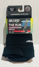 CEP TRAINING The Run 4.0 Compression 20-30mmHg Size V MEN BLACK U37C