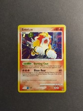 Pokémon TCG Entei 4/132 Holo NM, Holo Bleed Error + Swirl