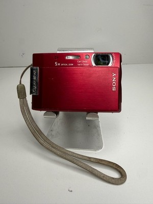 Sony Cyber-shot DSC-T100 8.1MP Digital Camera - Silver for sale