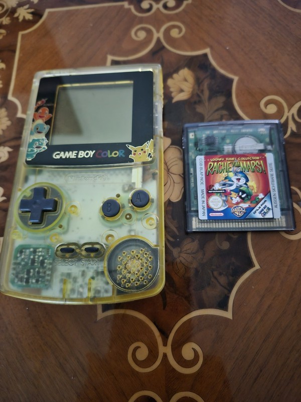 Nintendo Game Boy Color Pokemon Shell with Front Lit Screen Working (Read Desc)
