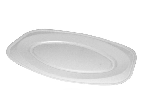 20 Servierplatten 55 Cm X 36 Cm Weiß Laminiert Einweg Servierplatten Xps-image
