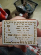 O. Mustad & Son Mustad-Kendal Round Fishing Hooks - No. 5 -Qual. 4450