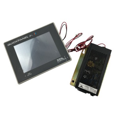 Total Control QPJ-MBP-201 Quickpanel Jr Operator Interface Panel w/ Power Suppl.