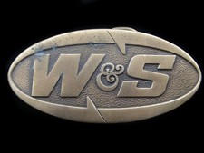 RE01136 VINTAGE 1976  W S  WARNER  SMITH MOTOR FREIGHT INC. BELT BUCKLE