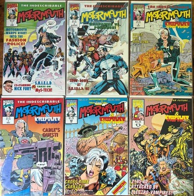 Marvel UK Comics Sets: Motormouth 1-12, Death's Head 2 Mini 1-4, Wild Thing 1-7