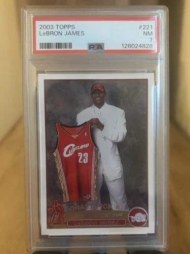 2003 Topps Lebron James PSA 4
