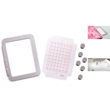 Magnetic 5"x7" Metal Hoop for Seamless Embroidery on Brother Babylock Machines
