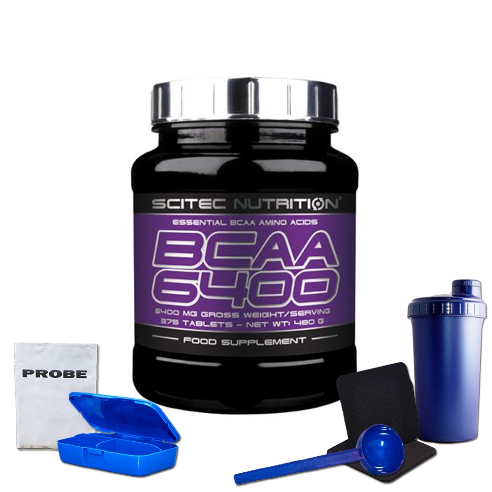 5604 EURkg Scitec Nutrition BCAA 6400 375 Tabletten Dose Bonus 6090₽