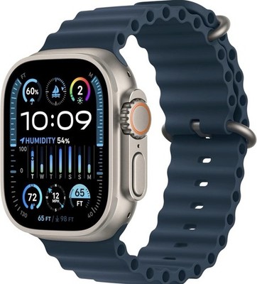 Apple Watch Ultra 2 49mm Titanium Case Blue Ocean GPS +Cell One Size(RE*NEWED)