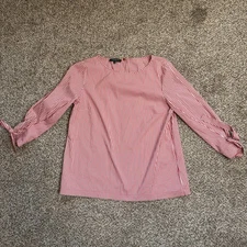 LAFAYETTE 148 New York Women’s Blouse Shirt Size Large Red Check