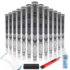 Golf Grips 13 Pack Premium Hybrid All Weather Oversize Gray CHAMPKEY Repair