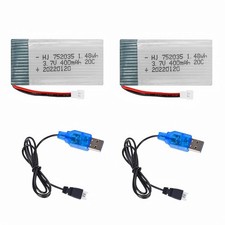 3.7V 400mAh RC Drone Batteries for SYMA Q11 H99W H31 H6C H98 TR C385 TR P51 TR