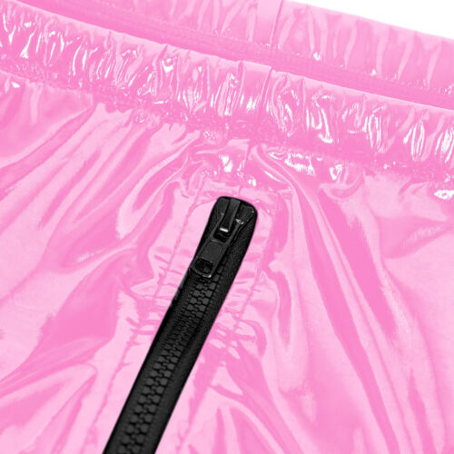 Costume pantaloncino uomo intimo slip morbido mutandine cerniera pelle verniciata perizoma - Foto 42 di 58
