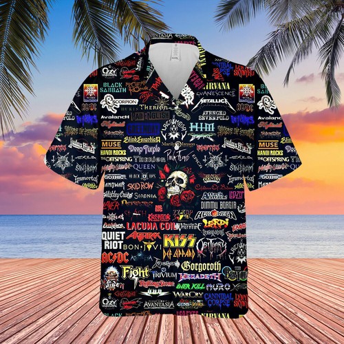 Unisex Hawaiian Shirt Summer Shirt Full 