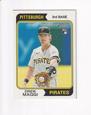 2023 Topps Heritage HIGH NUMBERS ROOKIE RC DREW MAGGI