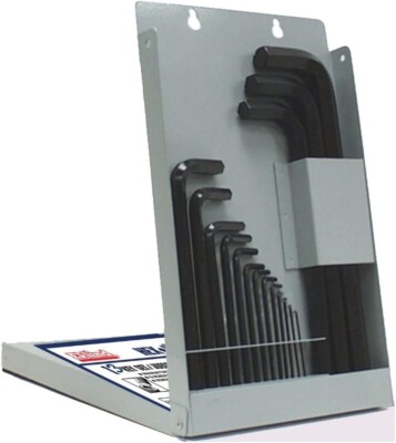 EKLIND Metric 10 Pc Ball-Hex-L Key Set  Metal Box 1.3mm to 10mm USA Warranty