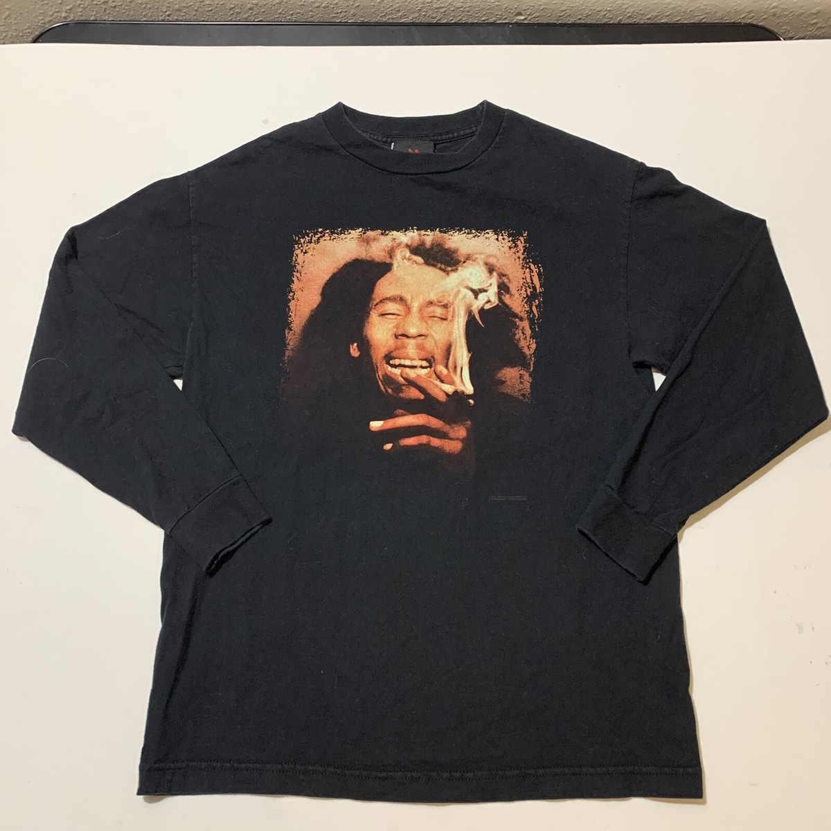 Rare Vintage Bob Marley ZION Long Sleeve T Shirt Herb Ganga  