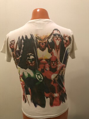 T-shirt DC Comics Super Héros - Aquaman, Wonder Woman, Etc. - Taille L Noir