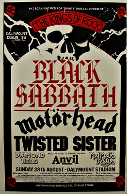 Black Sabbath CONCERT POSTER 12