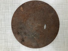 Antyczna żeliwna płyta pieca pierścień pieca Herdrink okrągły D 159 mm II