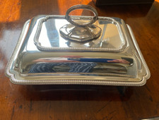 Silver Plated Entree Dish & Covers, Henry Stratford of Sheffield 1911