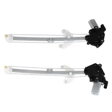 Pair Rear Window Regulator parts w/ Motor For Honda Civic Hatchback 2017-2021