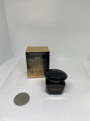 Versace Crystal Noir Eau de Toilette 0.17 oz / 5 ml Mini Splash For Women - Picture 3 of 3