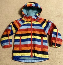 Laza Lada-Ada Girls Hooded Jacket Multicolored Stripes US Size 6/7 120cm