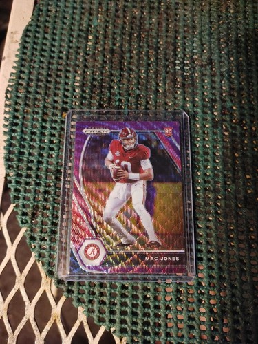 Mac Jones [Purple Pulsar Prizm] #104 2021 Panini Prizm Draft Picks card