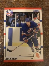 1990-91 Score American #307 ALAN KERR New York Islanders