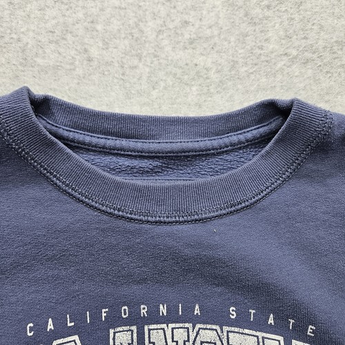 California State Los Angeles Champions Abercrombie Kids Size 13/14 Blue Sweater - Picture 3 of 12