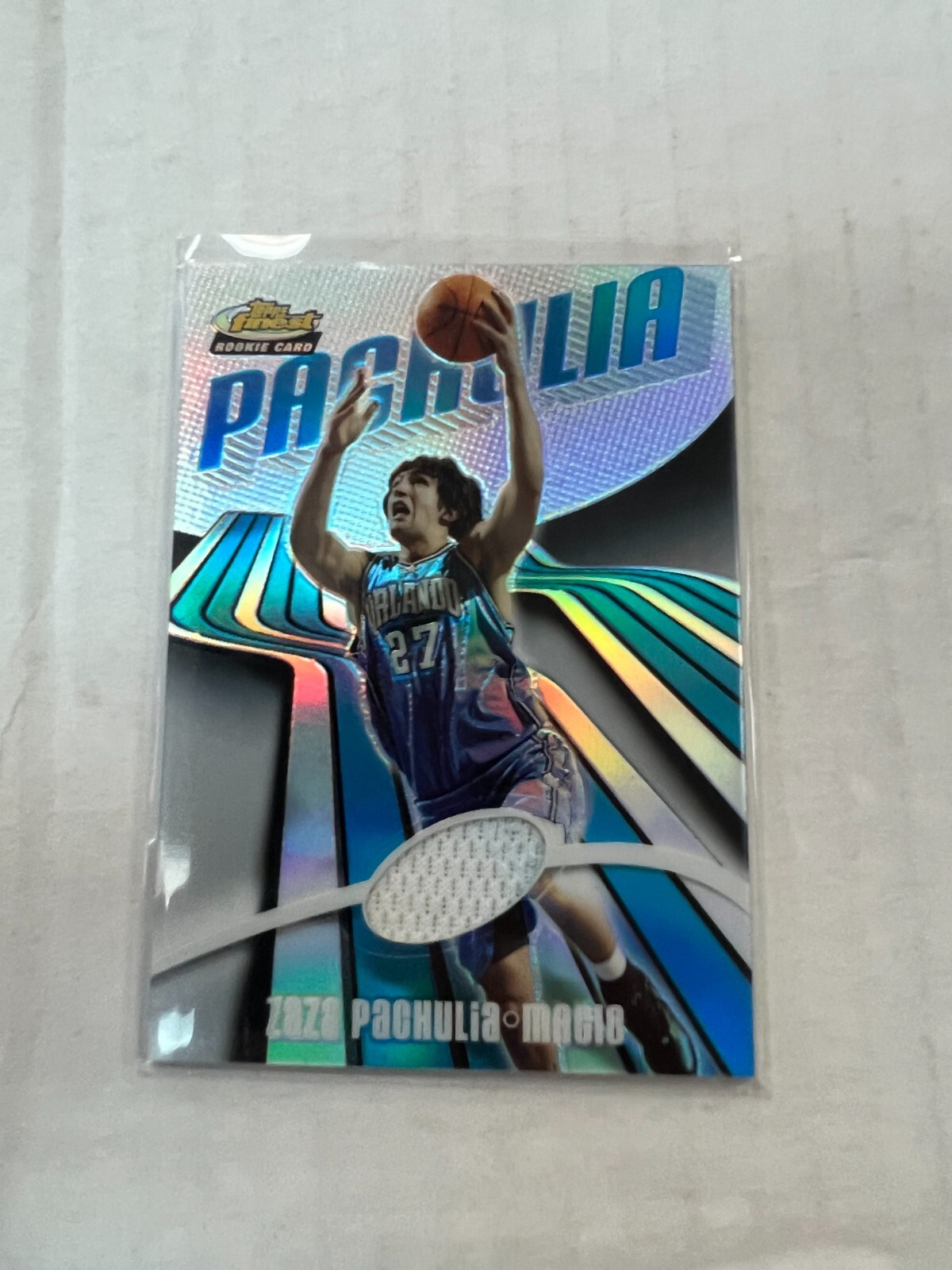Zaza Pachulia 2003-04 Topps Finest Rookie Jersey Refractor #136 #218/250 NrMt