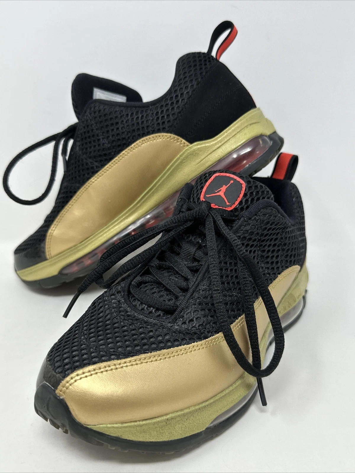 NIKE GIRLS AIR JORDAN CMFT AIR MAX 12 GS NERO taglia 6 anni giovane 443534 001