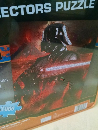 STAR WARS PUZZLE DARTH VADER 1000 PC NEW CARDINAL 18408 COLLECTORS TIN SEALED. - Picture 5 of 5